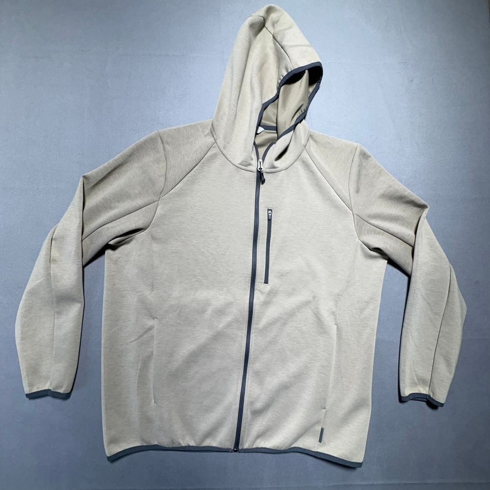 ZeroXposur Mens Full Zip Hoodie Oak Heather Jacket XXL Z86030